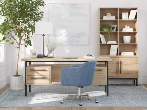 Bookcase with Cabinet Base