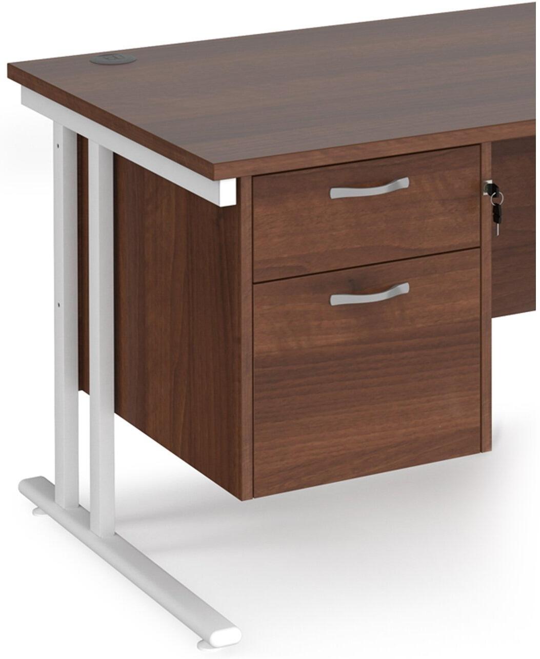 Pedestal 2 Drawer Fixed - Image 6