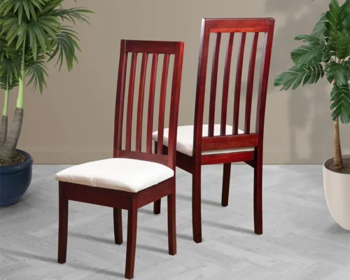 Rani Slatted Wooden Diner Chair