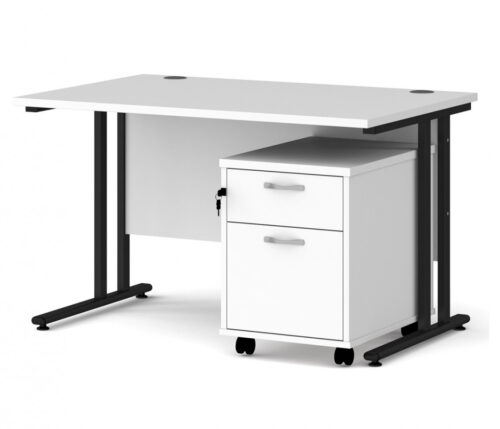 Urban Desk Cantilever 2 Drawer Mobile Pedestal