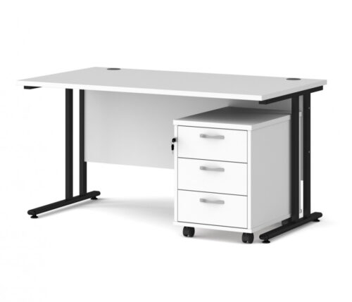 Urban Desk Cantilever 3 Drawer Mobile Pedestal