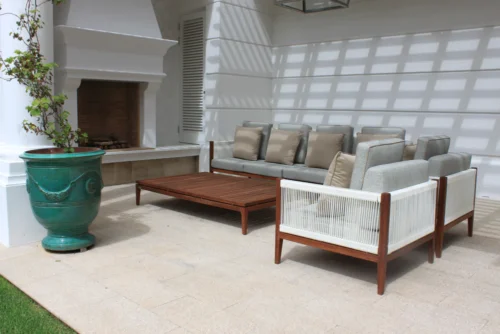 Weave Patio Coffee Table Rectangular